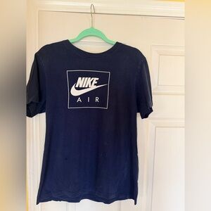 Nike Air Logo T-Shirt Men’s Small Navy Blue Graphic Tee